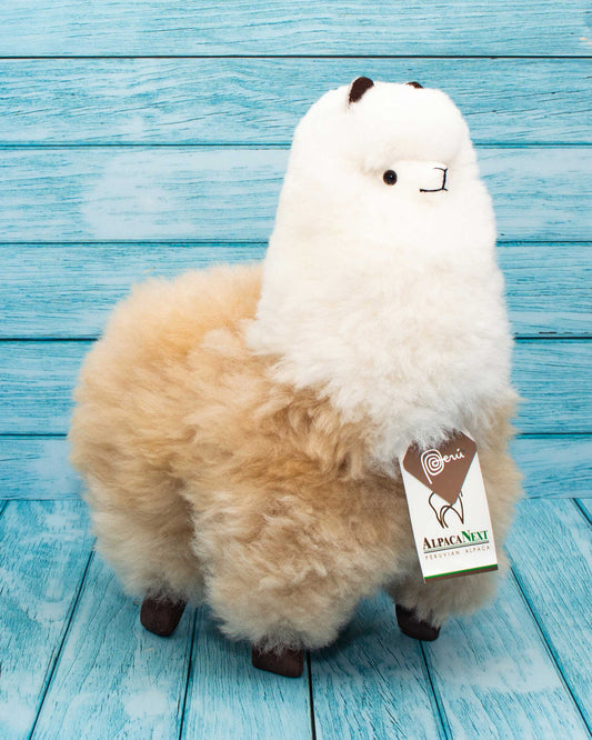 soft alpaca fur toy. 12 inches