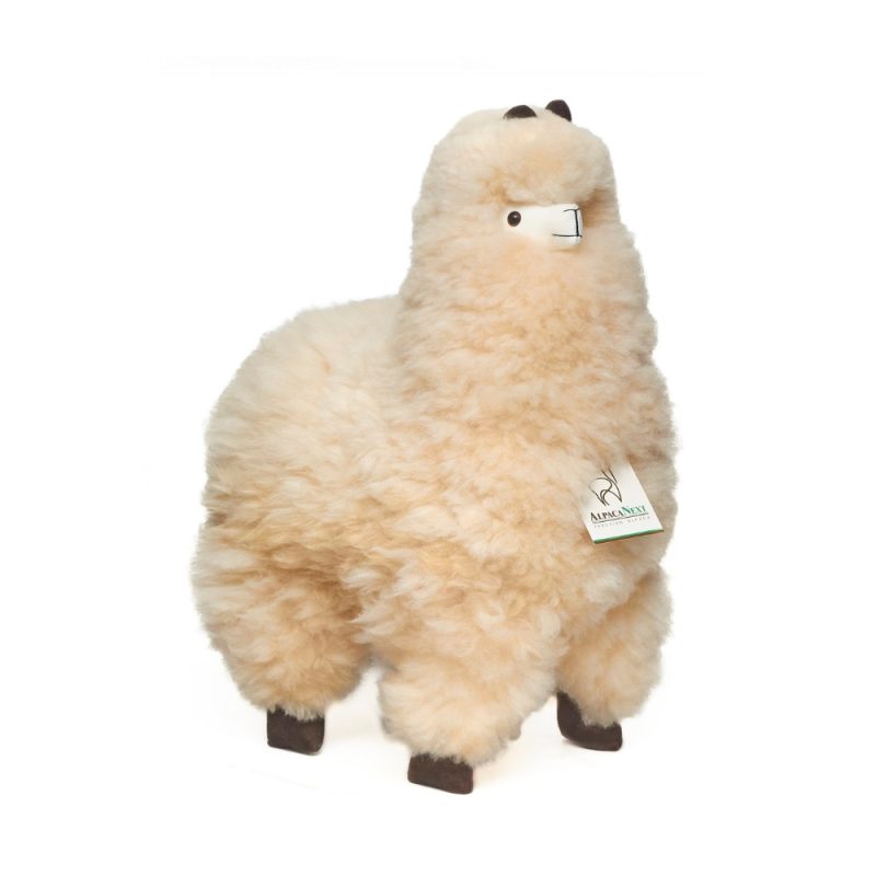 alpaca-fur-toy-soft-alpaca-plush-fluffy-and-cuddly-18-inches-beige