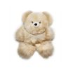 AlpacaNext 9 inch luxury teddy bear handmade from premium beige baby alpaca fur