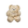 AlpacaNext 12 inch luxury teddy bear handmade from premium beige baby alpaca fur